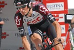 Frank Schleck w�hrend des abschliessenden Zeitfahrens der Tour de Suisse 2007